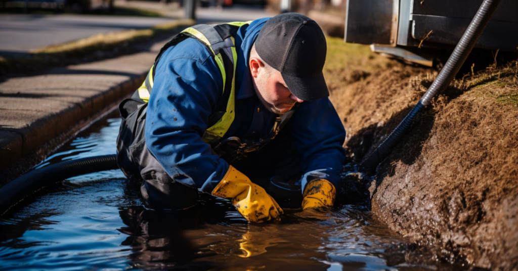 Cesspool pumping process