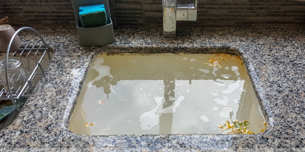 clogged drain